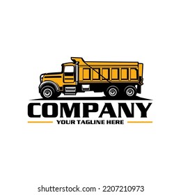 Dump Trucking Company Logo Design Stock Vector (Royalty Free ...