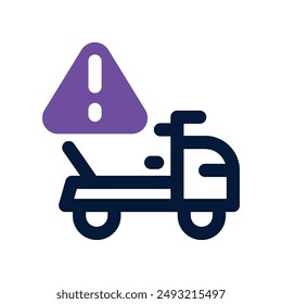 dumper icon. vector dual tone icon for your website, mobile, presentation, and logo design.