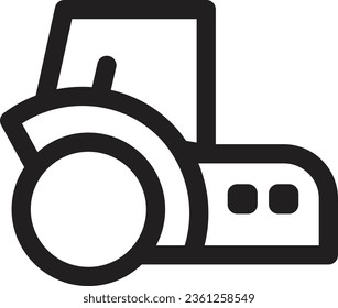 Umrisssymbol des Dumper-Lastwagens