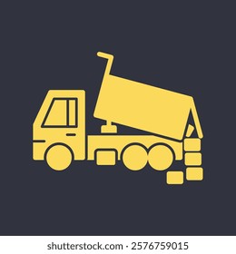 Dumper Truck trendy glorious abstract vector illustration colorful useful design.eps