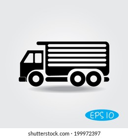Dumper truck vector