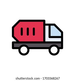 icono de color plano vectorial 