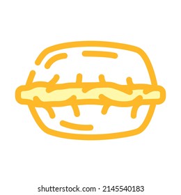 dumpling dish color icon vector. dumpling dish sign. isolated symbol illustration