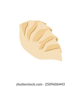 Dumpling food emoji vector illustration symbol