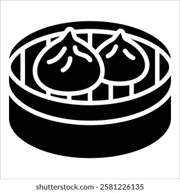 Dumpling Icon Element For Design
