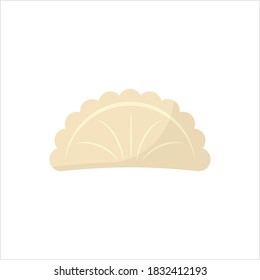 Dumpling Icon, Food Icon, Steamed Starchy Ball Of Dough Vector Art Illustration