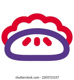 Dumpling stuffed with delicious filling