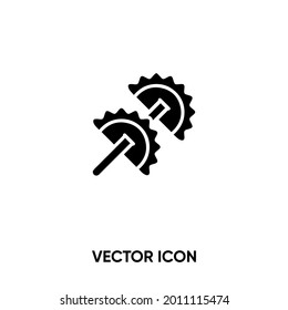 Dumpling vector icon. Modern, simple flat vector illustration for website or mobile app. Chinese dumpling and food symbol, logo illustration. Pixel perfect vector graphics