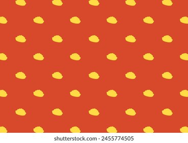 Dumplings food line icons vector pattern. Gyoza pattern wallpaper.