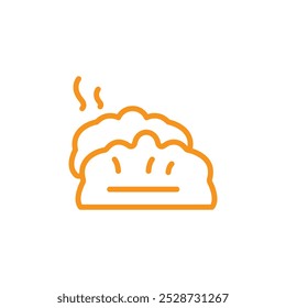 dumplings icon Outline vector for web ui