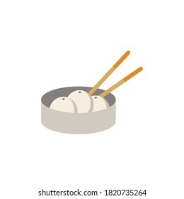 dumplings icon. Simple element from sea food collection. Creative dumplings icon for web design, templates, infographics and more