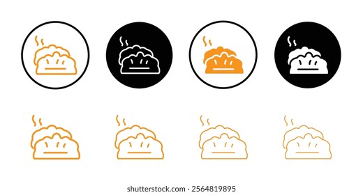 dumplings icon web design in vector