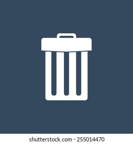  Dumpster flat icon. Modern flat icon for Web and Mobile Application. EPS 10. 