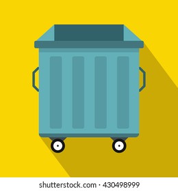 Dumpster on wheels icon