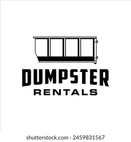 Dumpster rental services with a masculine style design