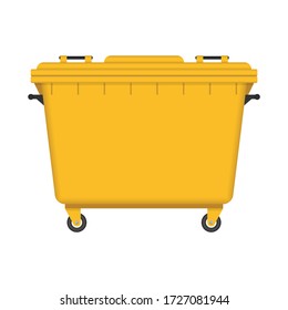 Dumpster vector illustration isolated on white background