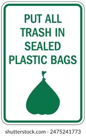 Dumpster warning sign and labels