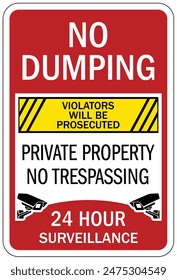 Dumpster warning sign and labels