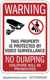 Dumpster warning sign and labels