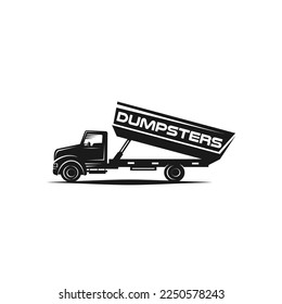 Dumpsters design logo - vector illustration, Dumpsters emblem design on a white background. suitable for you design need, logo, illustration, animation, etc 