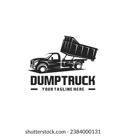 Dumpsters truck design logo - vector illustration, Dumpsters truck emblem design on a white background. suitable for you design need, logo, illustration, animation, etc 