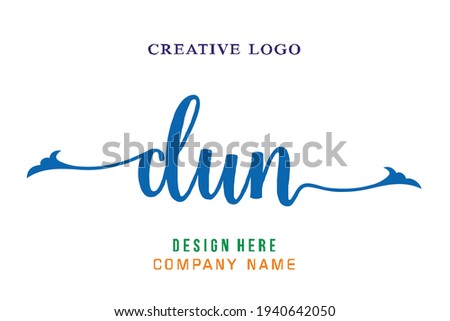 DUN lettering logo is simple, easy to understand and authoritative
