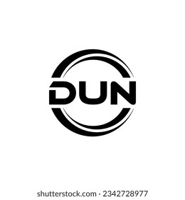 DUN Logo Design, Inspiration for a Unique Identity. Modern Elegance and Creative Design. Watermark Your Success with the Striking this Logo. svg