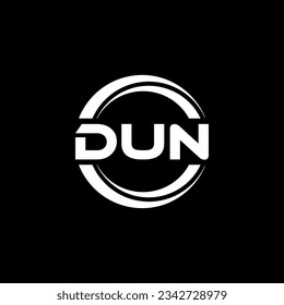 DUN Logo Design, Inspiration for a Unique Identity. Modern Elegance and Creative Design. Watermark Your Success with the Striking this Logo. svg