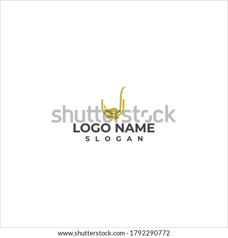 dun tea and natural logo icon