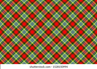 Dundee District Tartan. Seamless rectangle pattern for fabric, kilts, skirts, plaids. Diagonal cell