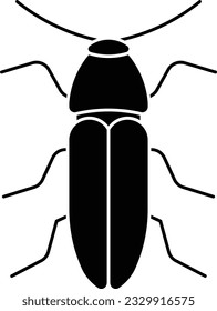 dung beetle dung beetle bug insect Glyph