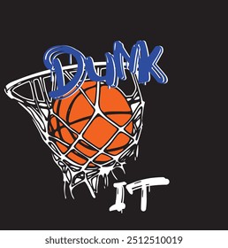 Dunk bolls T shirt desing and graphics work