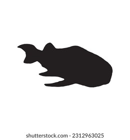 Dunkleosteus, Prehistoric Predator Large Fish Silhouette