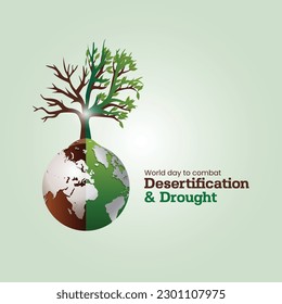 Dunya collesme ve kuraklikla mucadele gunu translate: World Day of Combating Desertification and Drought. World Day to Combat Desertification and Drought celebration.