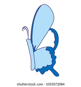 duo color beauty butterfly animal with wings decoration
