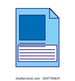 duo color business paper document office information