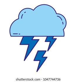 duo color cloud with thunders weather to electry rays