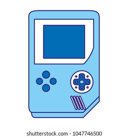 duo color electronic gamepad simulator console design