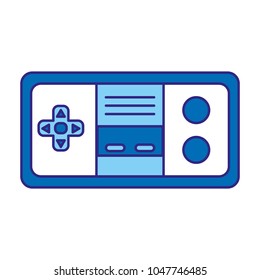 duo color electronic videogame console technology to play