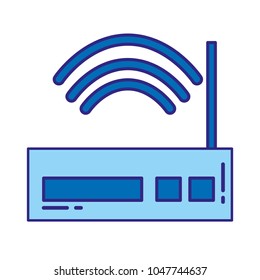 duo color router wireless internet wifi technology