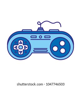 duo color videogame console control with button design