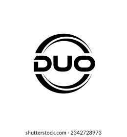 DUO Logo Design, Inspiration for a Unique Identity. Modern Elegance and Creative Design. Watermark Your Success with the Striking this Logo.