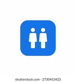 duo team icon sign vector