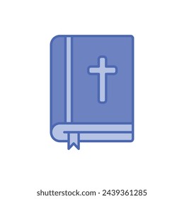 Duo Tone Bible vector icon