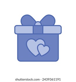 Icono de vector de regalo de boda