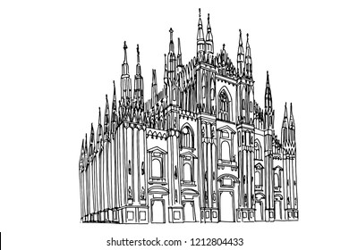 Duomo Di Milano Illustrazioni, Vettoriali E Clipart Stock – (62  Illustrazioni Stock)