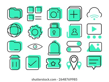 Duotone App UI Icon Element