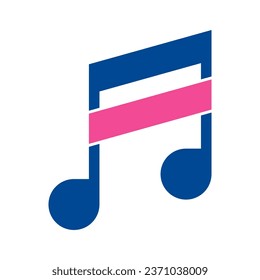 Duotone color multimedia icon design illustration