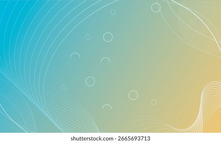 Fondo de gradiente duotono con Formas geométricas moderno soft wafe