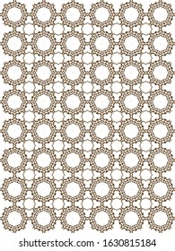 Duo-tone pattern with white background color